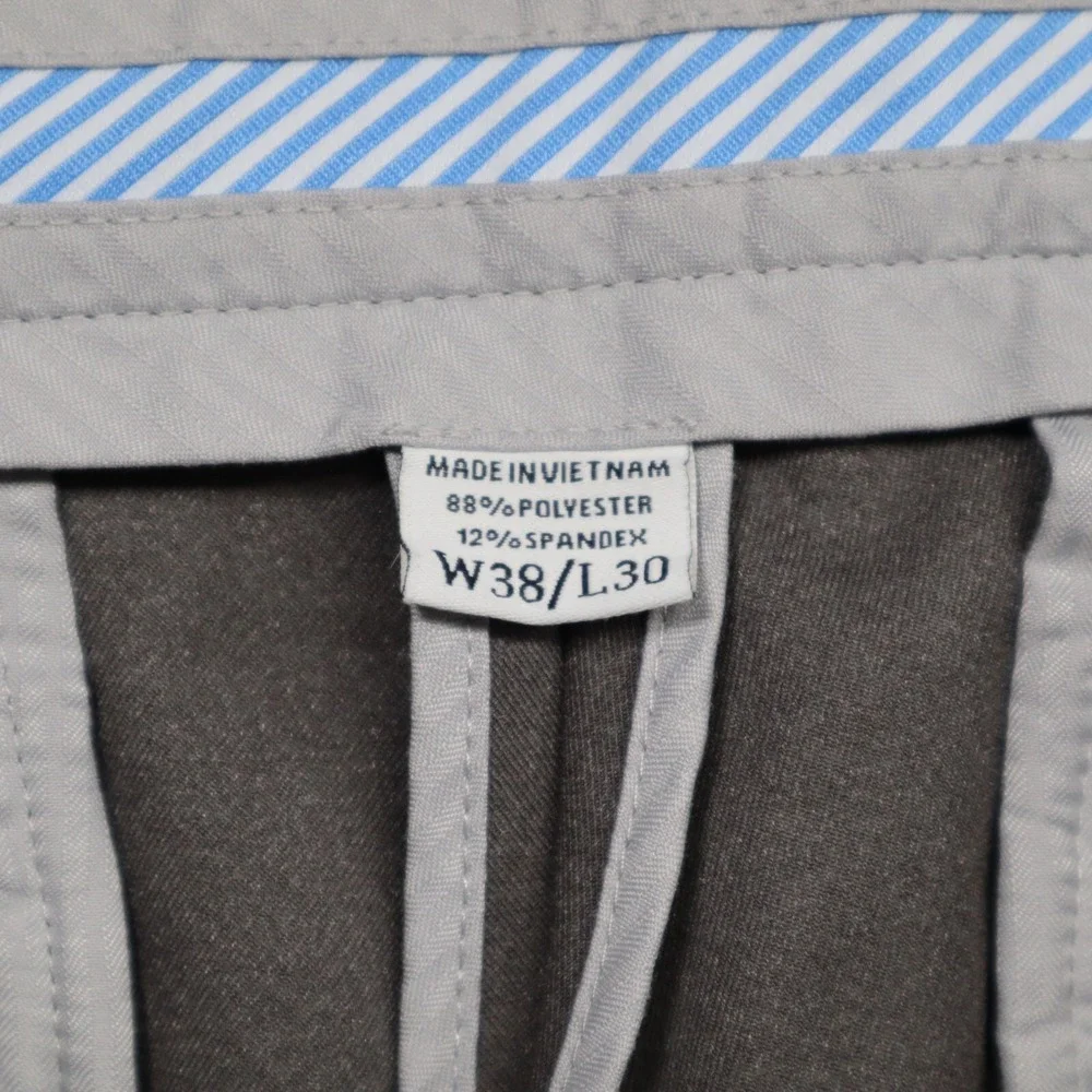 Footjoy Pants Mens 38x30 Gray Golf Performance‎ Flat Front Stretch Lightweight